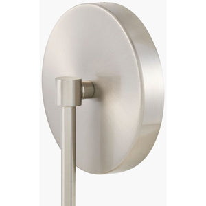   Modern European furniture - White Linen Silver Wall Lamp - www.oroa.com | Oroa.com