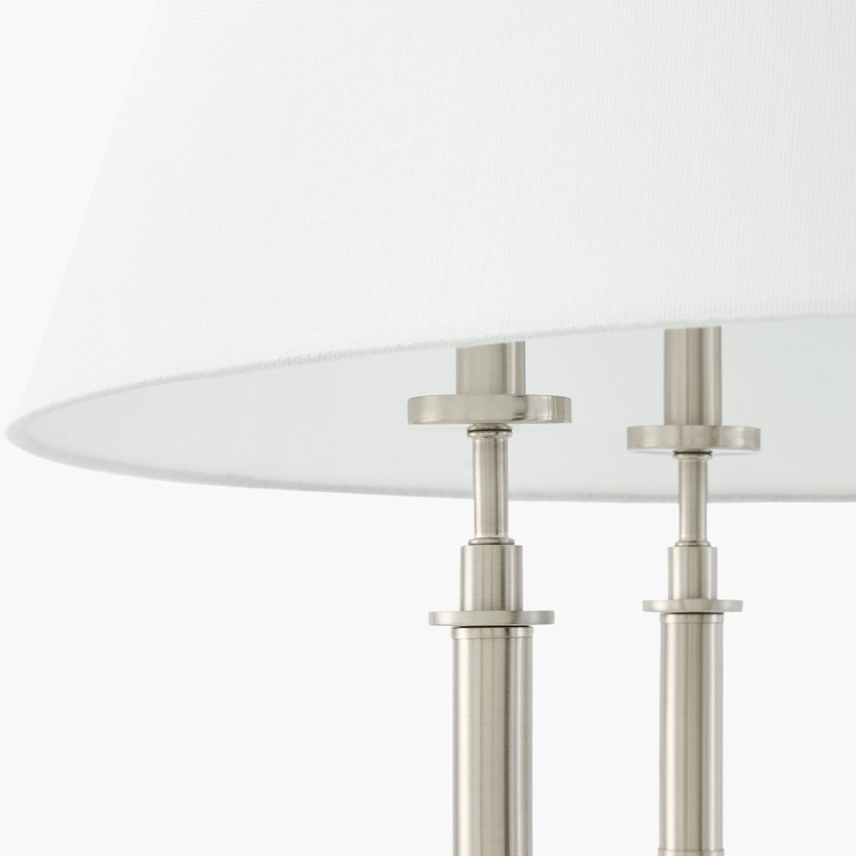   Modern European furniture -  White Linen 5-Light Chandelier - www.oroa.com | Oroa.com
