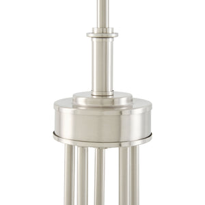  Modern European furniture -  White Linen 5-Light Chandelier - www.oroa.com | Oroa.com