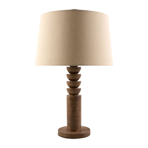   Cream Linen Accent Table Lamp | Oroa.com