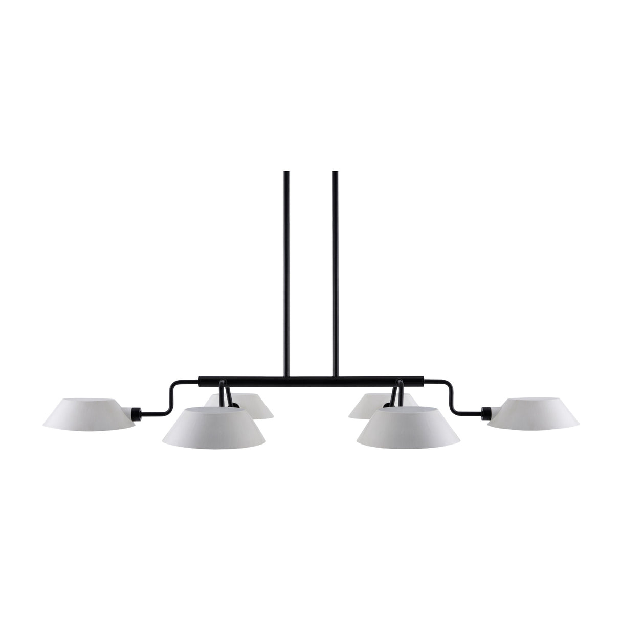   Metal Shade 6-Light Chandelier | Oroa.com