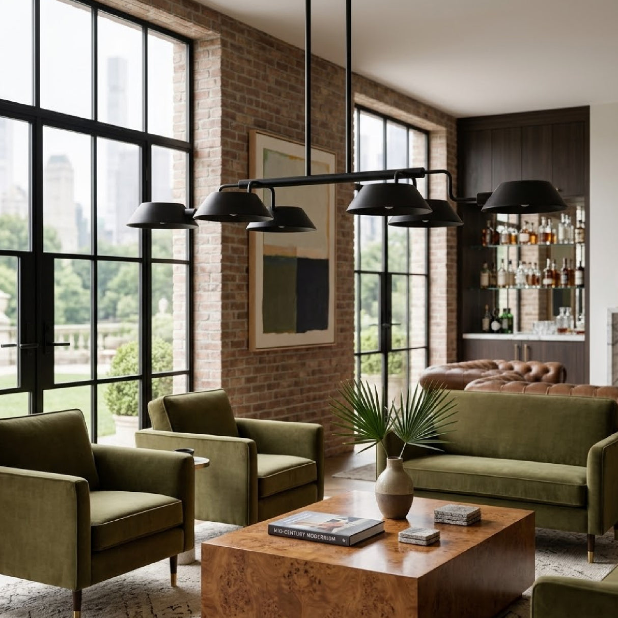   Metal Shade 6-Light Chandelier | Oroa.com