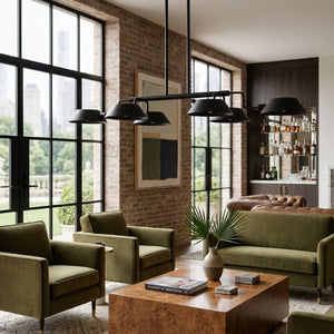   Metal Shade 6-Light Chandelier | Oroa.com