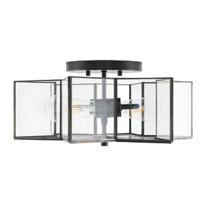   Iron-Framed Glass Ceiling Lamp | Oroa.com