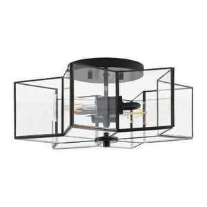   Iron-Framed Glass Ceiling Lamp | Oroa.com