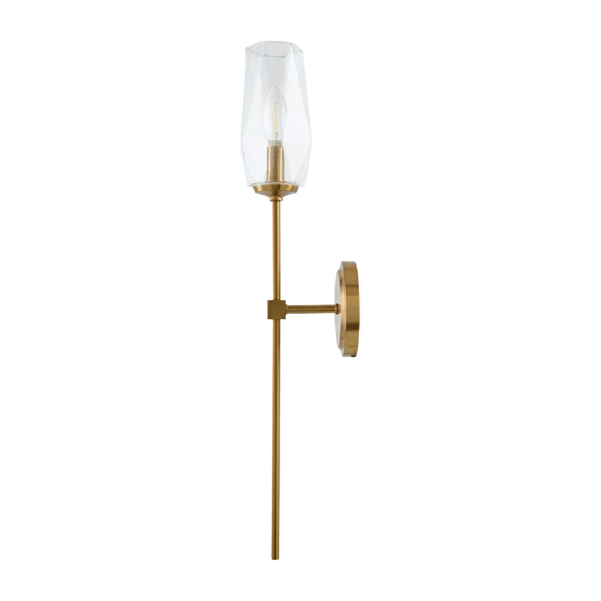   Modern European furniture - Clear Glass Shade Wall Lamp - www.oroa.com | Oroa.com
