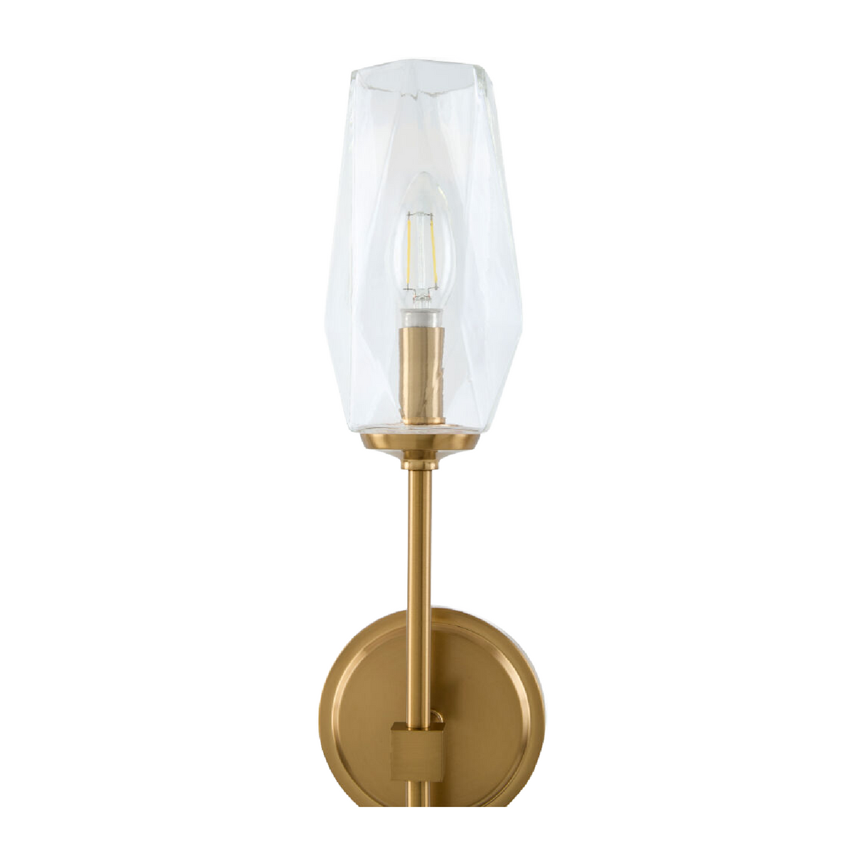   Modern European furniture - Clear Glass Shade Wall Lamp - www.oroa.com | Oroa.com