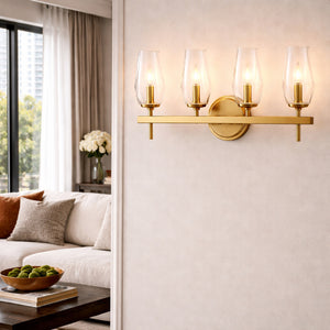   Modern European furniture - Faceted Clear Glass Wall Lamp - www.oroa.com | Oroa.com