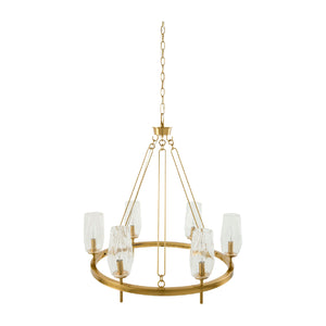   Modern European furniture - Faceted Clear Glass Chandelier - www.oroa.com | Oroa.com