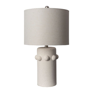   Modern European furniture - Cream Ceramic Linen Table Lamp - www.oroa.com | Oroa.com