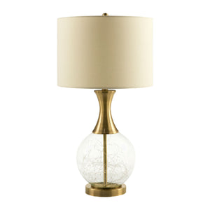   Modern European furniture - Clear Glass Base Table Lamp L - www.oroa.com | Oroa.com