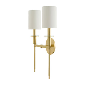   Modern European furniture - White Dual-Shade Wall Lamp - www.oroa.com | Oroa.com