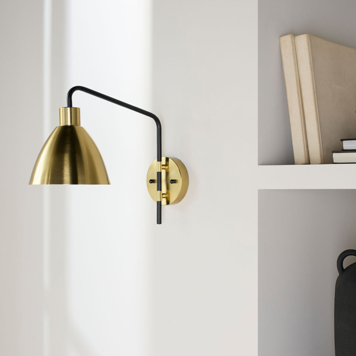   Modern European furniture - Gold Shade Wall Lamp - www.oroa.com | Oroa.com
