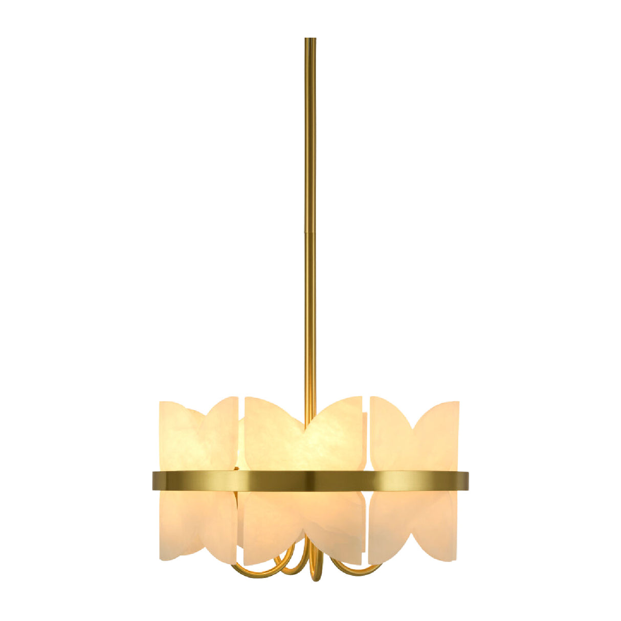   Modern European furniture - White Stone 4-Light Pendant Lamp - www.oroa.com | Oroa.com