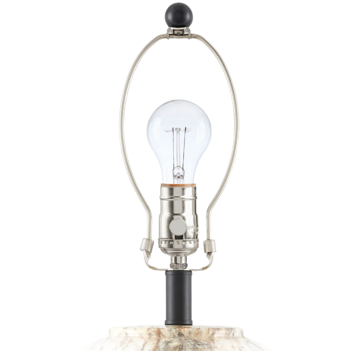   Modern European furniture - Glazed Brown Ceramic Table Lamp - www.oroa.com | Oroa.com