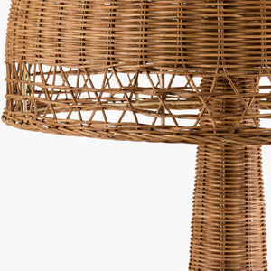   Modern European furniture - Rattan Dome Accent Floor Lamp - www.oroa.com | Oroa.com