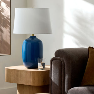   Blue Ceramic Accent Table Lamp | Oroa.com