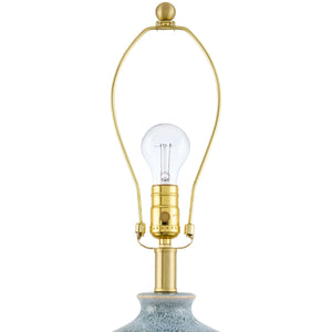   Modern European furniture - Two-Toned  Blue Ceramic Table Lamp - www.oroa.com | Oroa.com