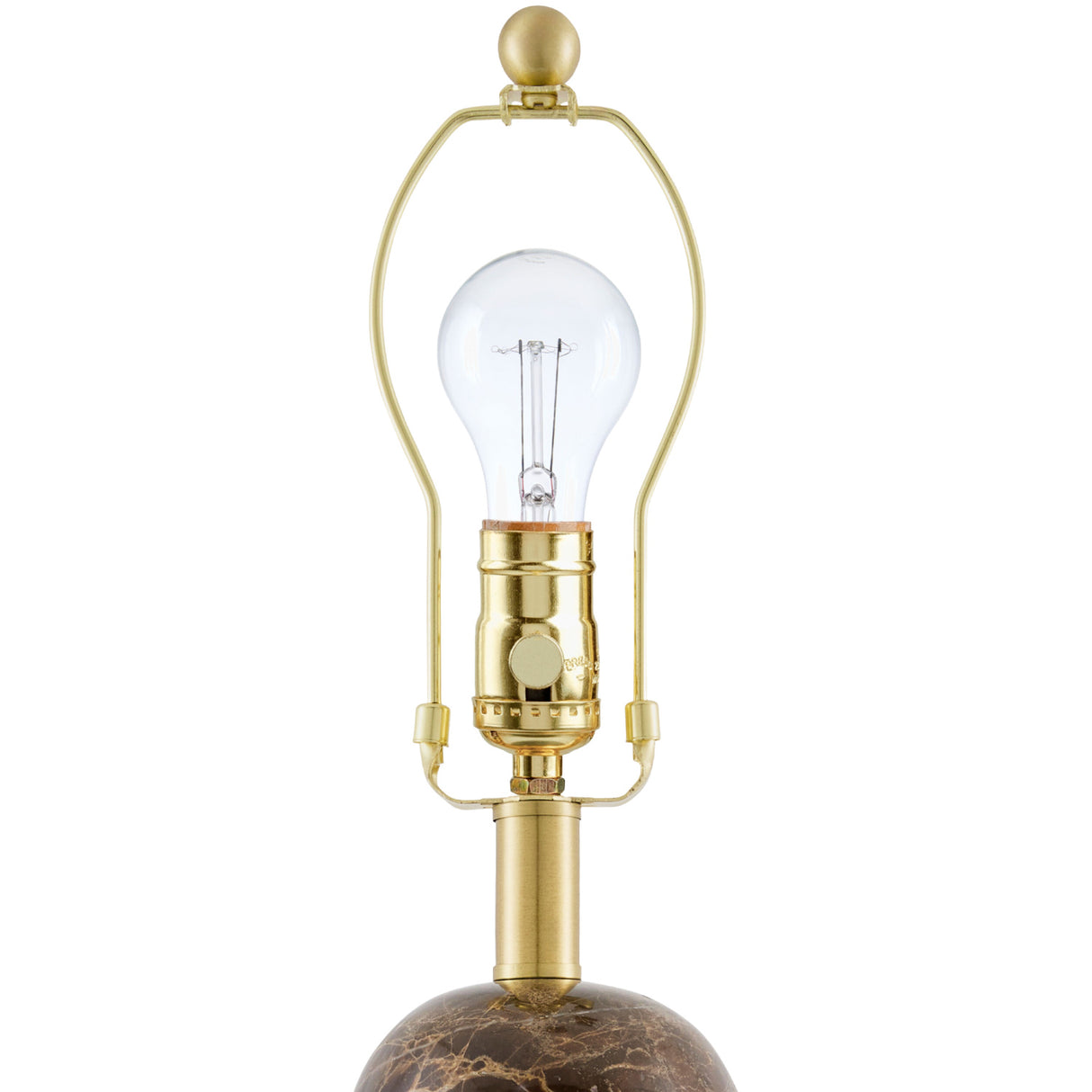   Brushed Marble Linen Table Lamp | Oroa.com