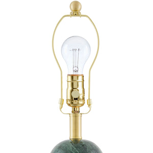   Brushed Marble Linen Table Lamp | Oroa.com