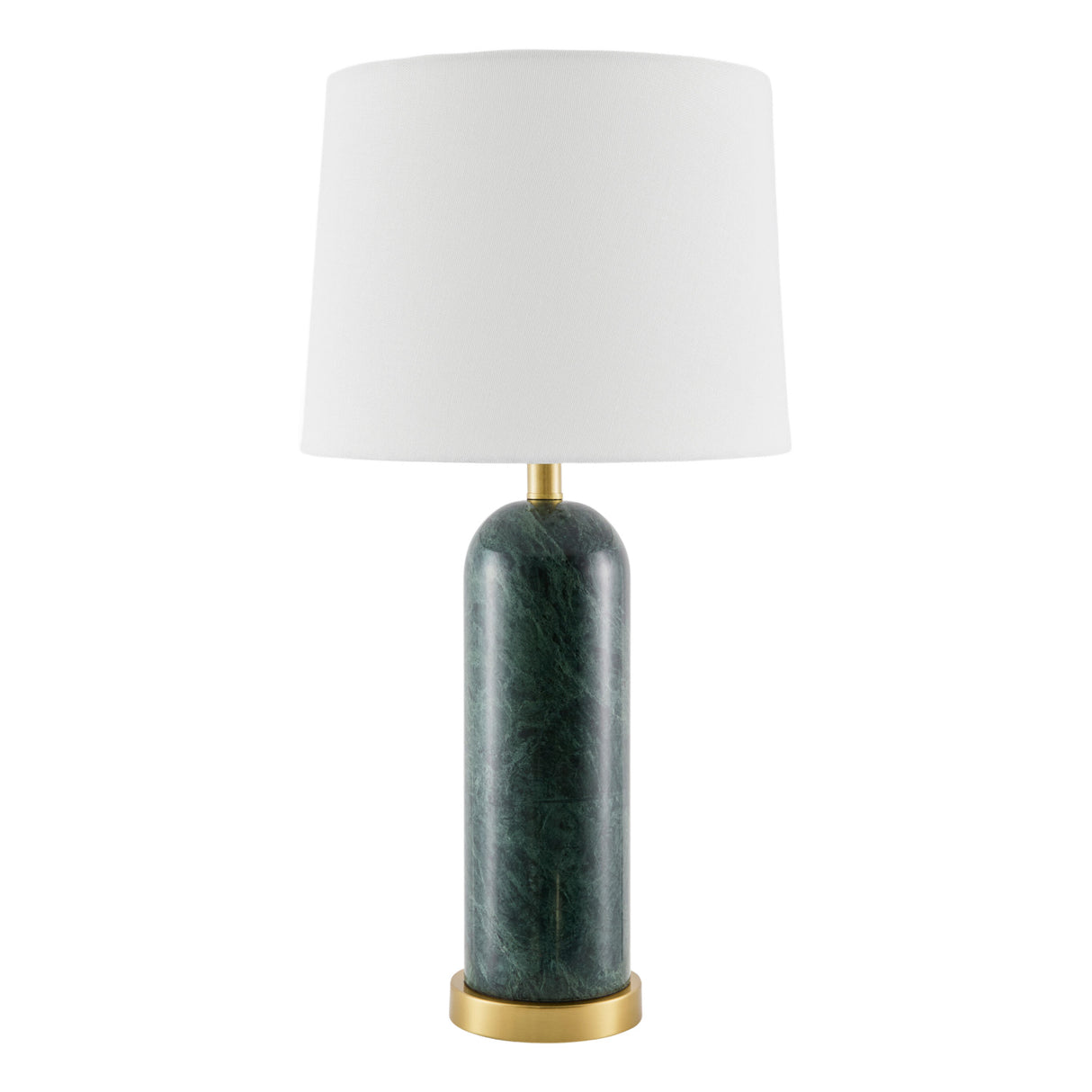   Brushed Marble Linen Table Lamp | Oroa.com