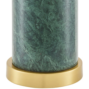   Brushed Marble Linen Table Lamp | Oroa.com