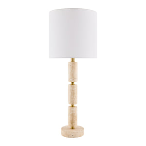   Stacked Marble Tube Table Lamp | Oroa.com