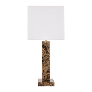   Modern European furniture - Square Brush Marble Table Lamp - www.oroa.com | Oroa.com