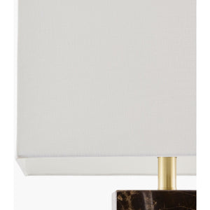   Rectangular Brushed Marble Table Lamp | Oroa.com