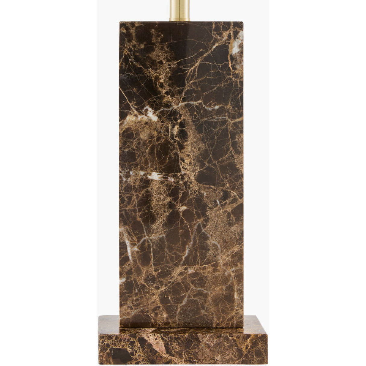   Rectangular Brushed Marble Table Lamp | Oroa.com