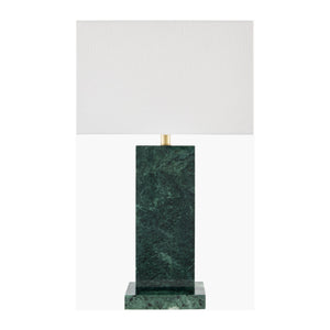   Rectangular Brushed Marble Table Lamp | Oroa.com