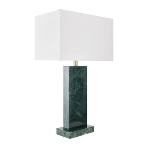   Rectangular Brushed Marble Table Lamp | Oroa.com