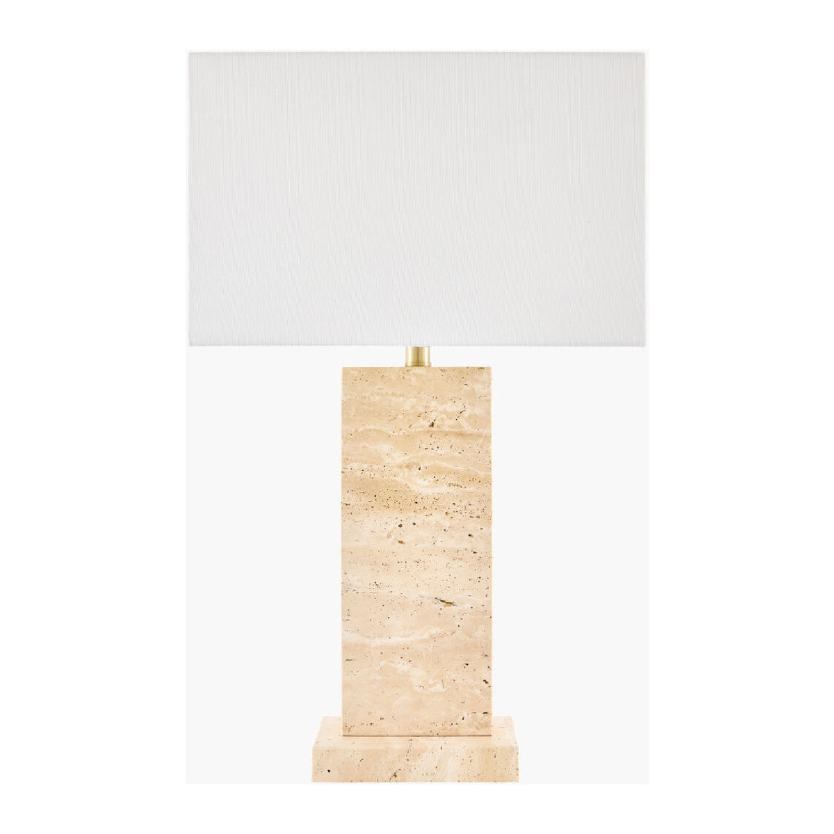   Rectangular Brushed Marble Table Lamp | Oroa.com