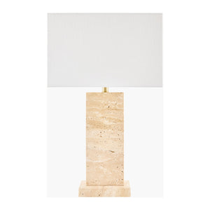   Rectangular Brushed Marble Table Lamp | Oroa.com