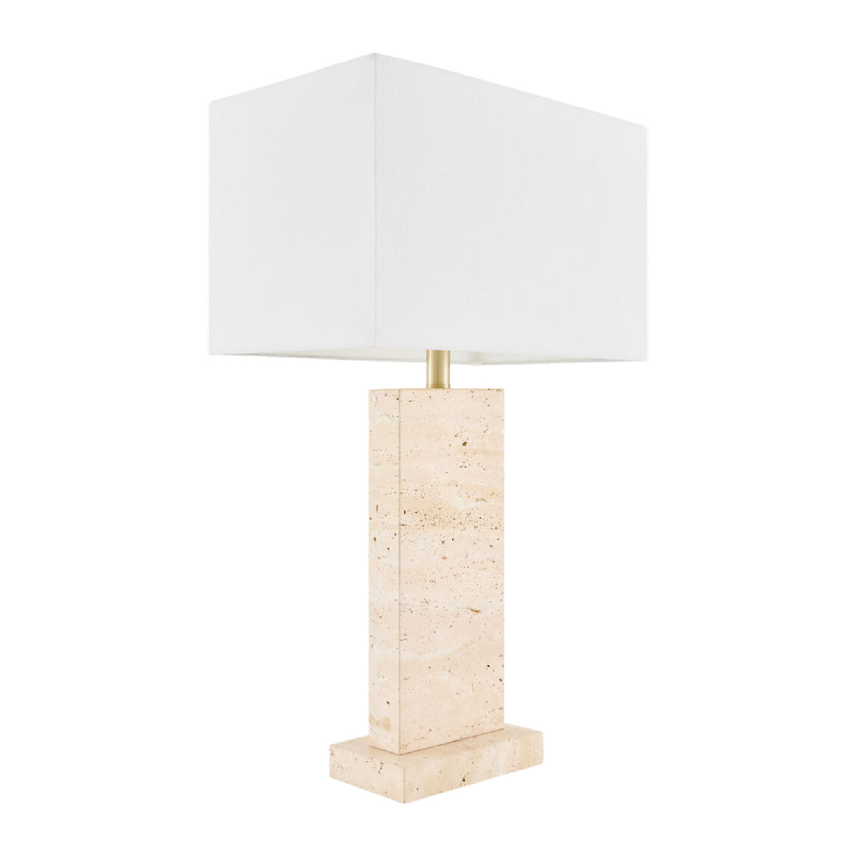   Rectangular Brushed Marble Table Lamp | Oroa.com