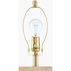   Rectangular Brushed Marble Table Lamp | Oroa.com