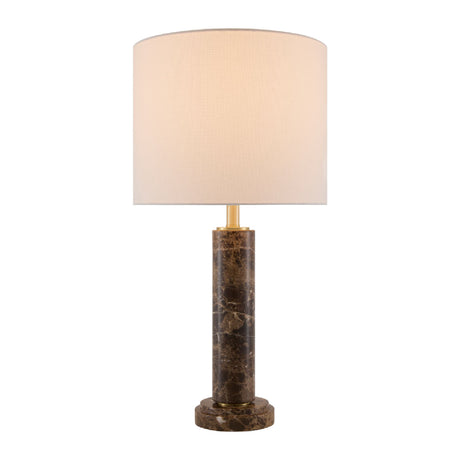   Brushed Marble Tube Table Lamp | Oroa.com