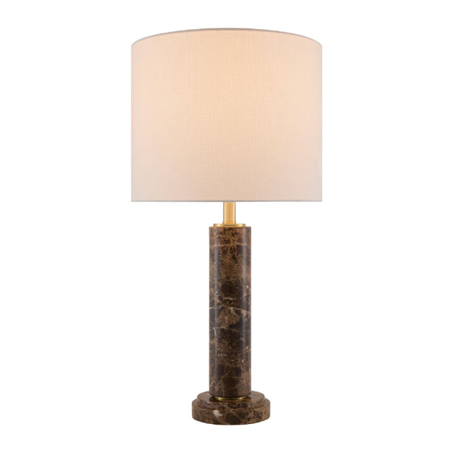 Brushed Marble Tube Table Lamp | Kuda Home Marzia | Oroa.com