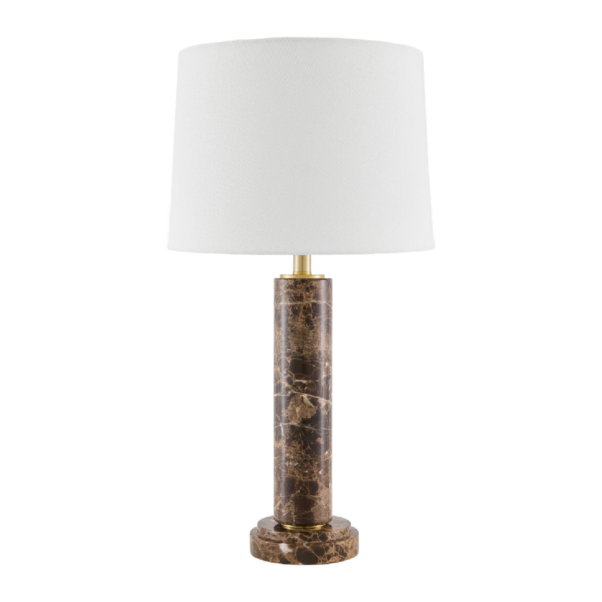   Brushed Marble Tube Table Lamp | Oroa.com