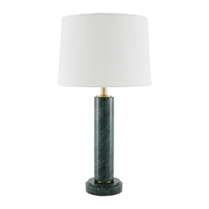   Brushed Marble Tube Table Lamp | Oroa.com