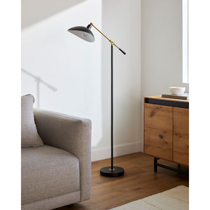   Black Metal Accent Floor Lamp | Oroa.com
