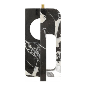   Geometrical Black Marble Table Lamp | Oroa.com