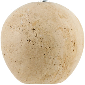   Modern European furniture - Travertine Pleated Linen Table Lamp - www.oroa.com | Oroa.com