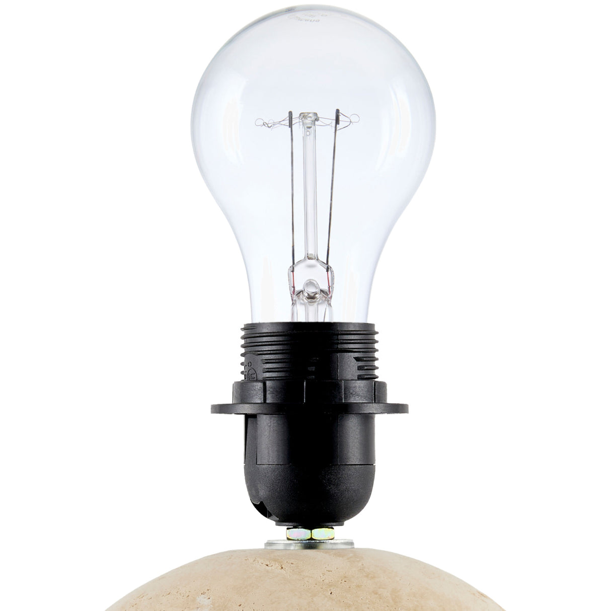   Modern European furniture - Travertine Pleated Linen Table Lamp - www.oroa.com | Oroa.com