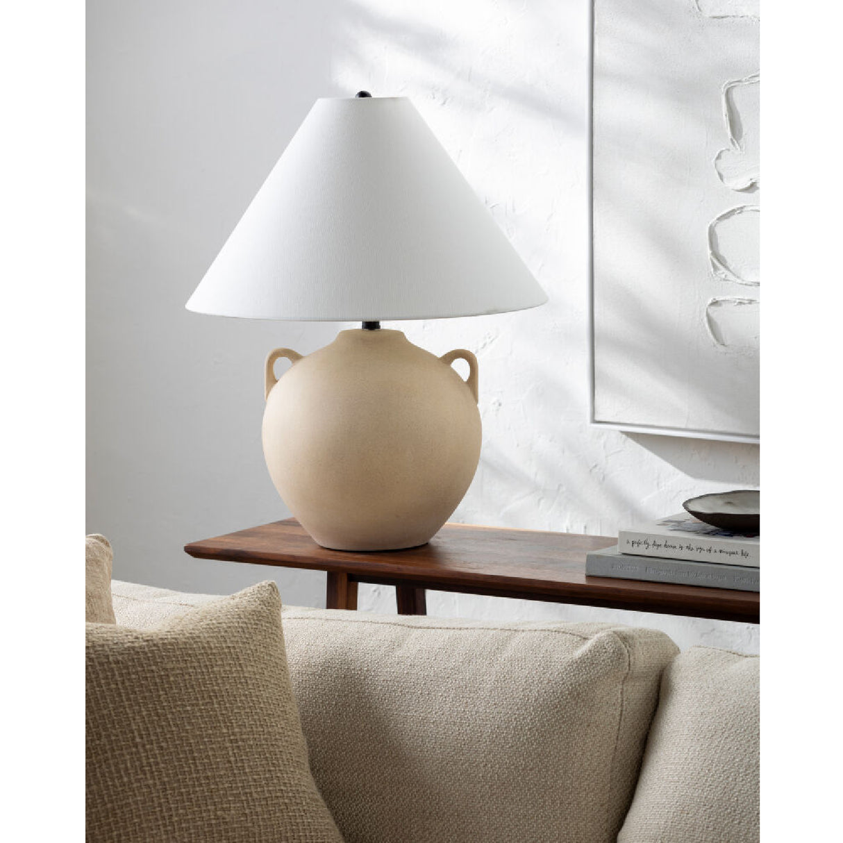   Rounded Ceramic Table Lamp | Oroa.com