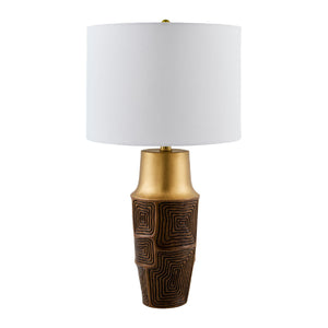   Painted Gold Accent Table Lamp | Oroa.com