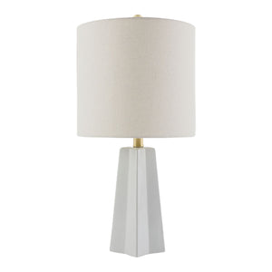   Modern European furniture - Faceted Ceramic Accent Table Lamp - www.oroa.com | Oroa.com