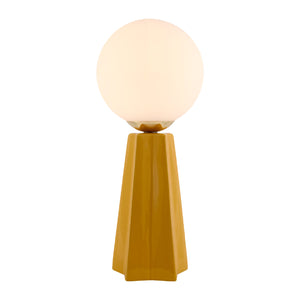   White Glass Globe Table Lamp | Oroa.com