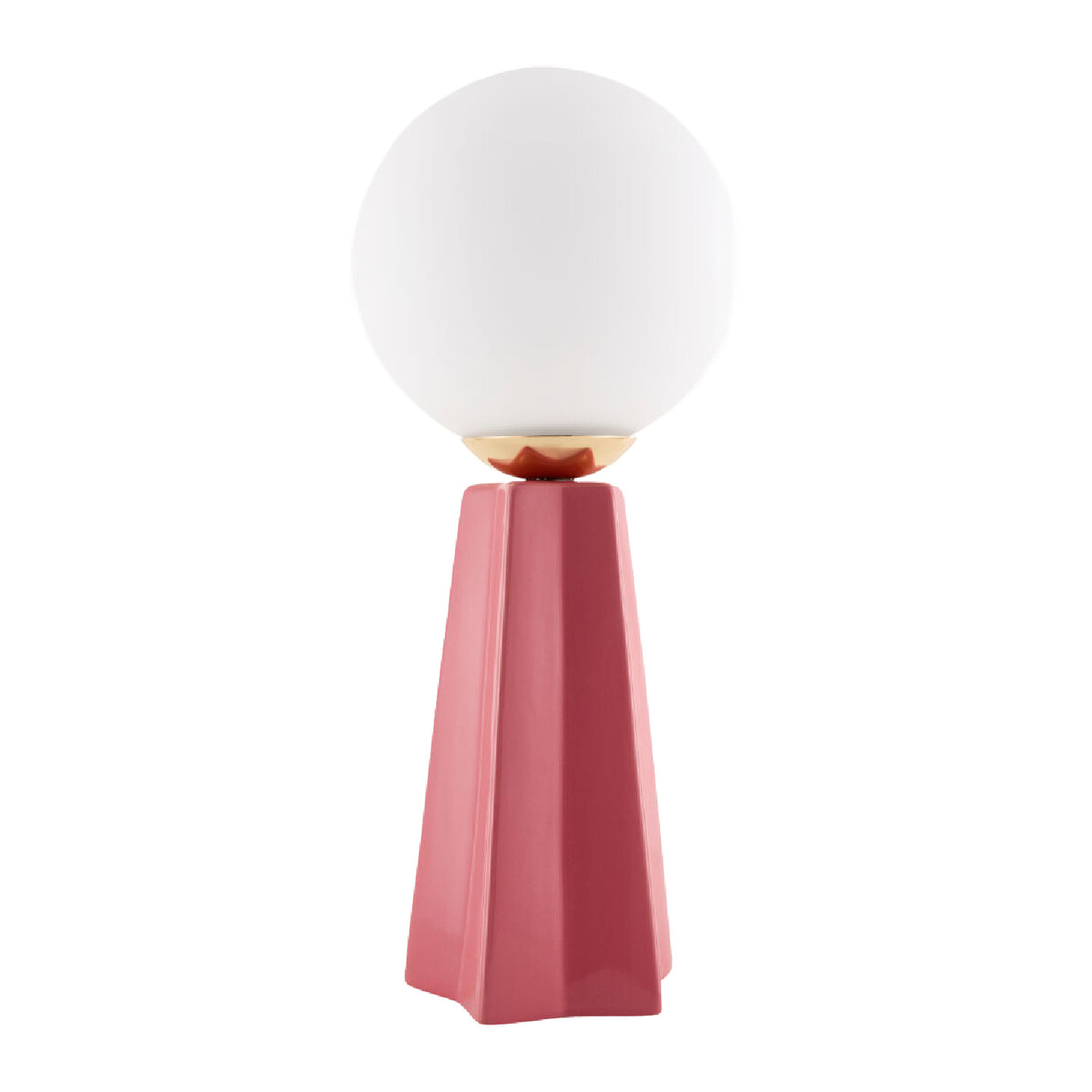   White Glass Globe Table Lamp | Oroa.com