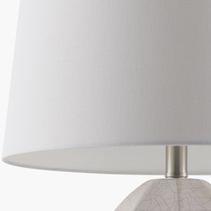   Modern European furniture - Glazed Ceramic Linen Table Lamp - www.oroa.com | Oroa.com